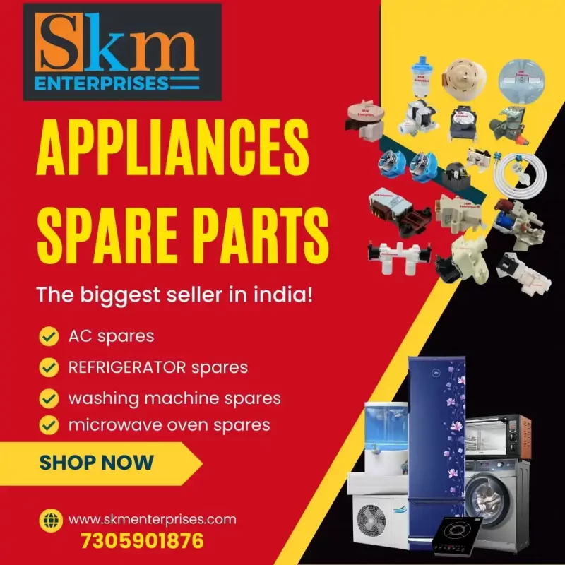 Appliances Spare Parts Shop in Vadaperumbakkam, Chennai Tamil Nadu – SKM Enterprises