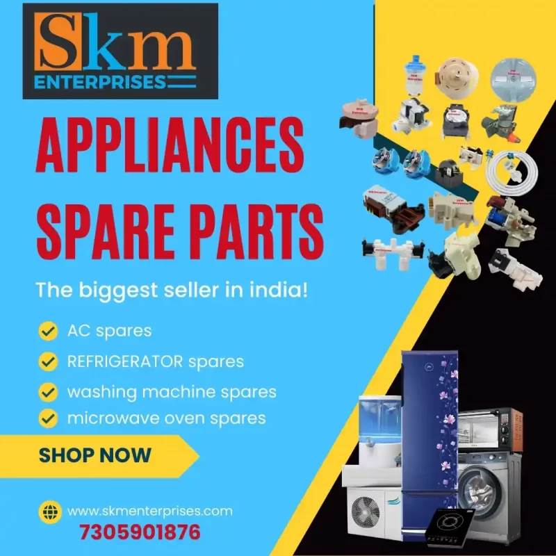 Appliances Spare Parts Shop in Vadaperumbakkam, Chennai Tamil Nadu – SKM Enterprises
