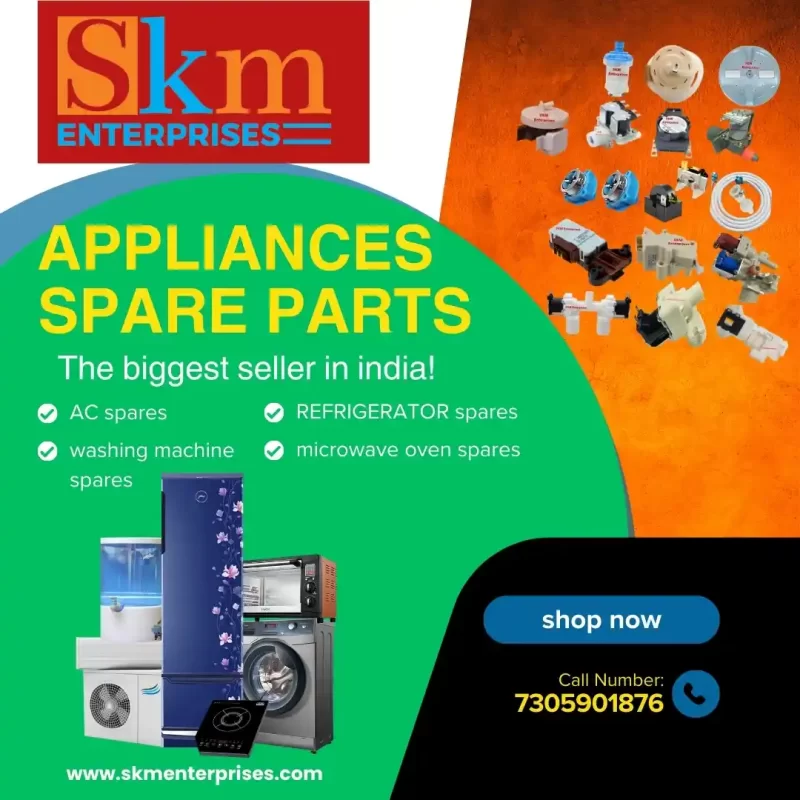 Appliances Spare Parts Shop in Vinayagapuram, Chennai Tamil Nadu – SKM Enterprises