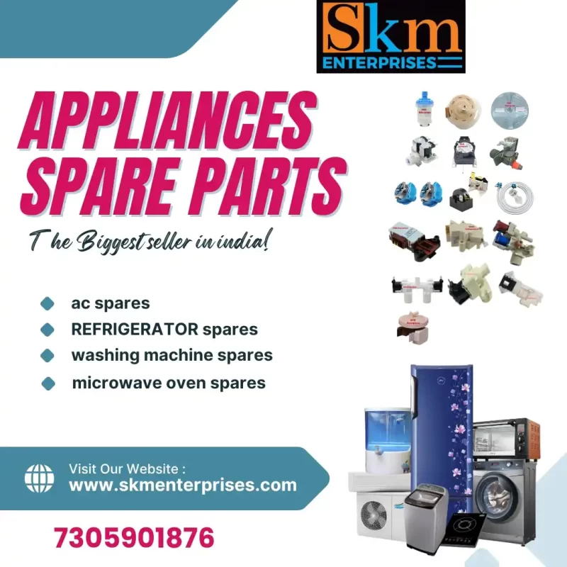 Appliances Spare Parts Shop in West Godavari Andhra Pradesh – SKM Enterprises