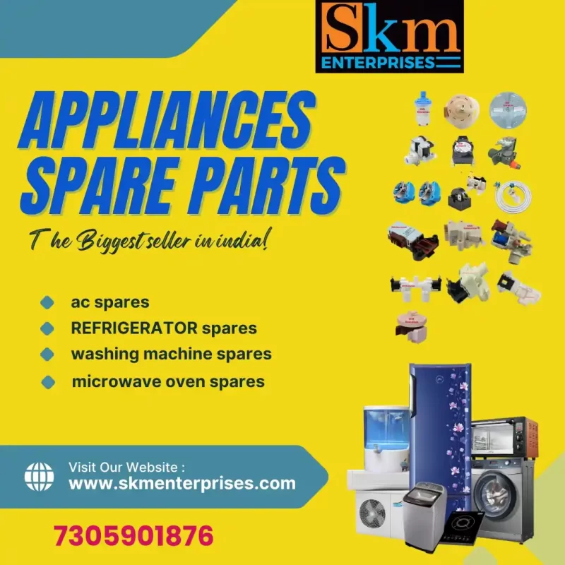 Appliances Spare Parts Shop in West Godavari Andhra Pradesh – SKM Enterprises