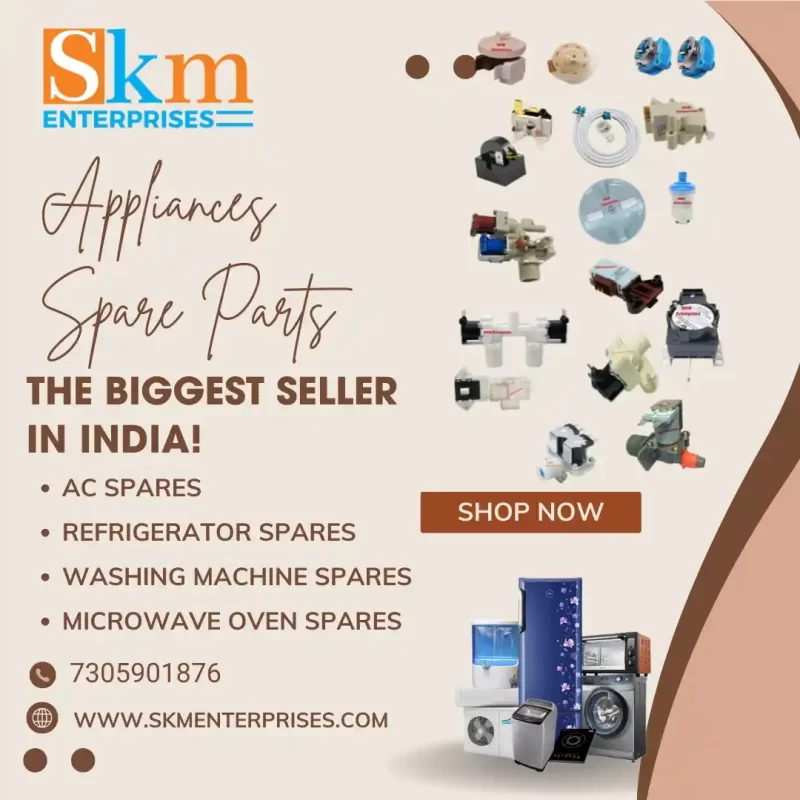 Appliances Spare Parts Shop in Selaiyur, Chennai Tamil Nadu – SKM Enterprises