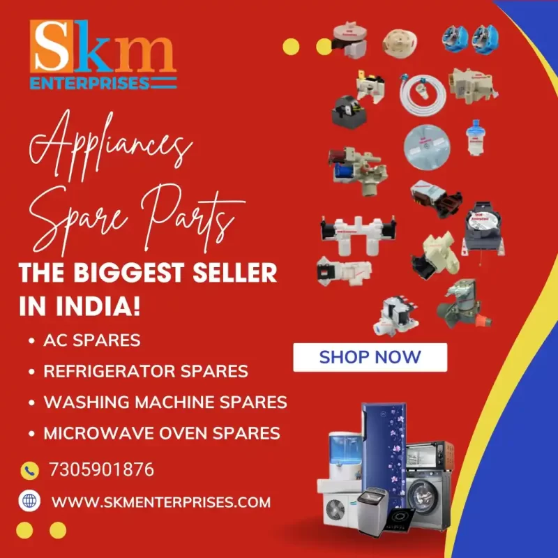 Appliances Spare Parts Shop in Selaiyur, Chennai Tamil Nadu – SKM Enterprises