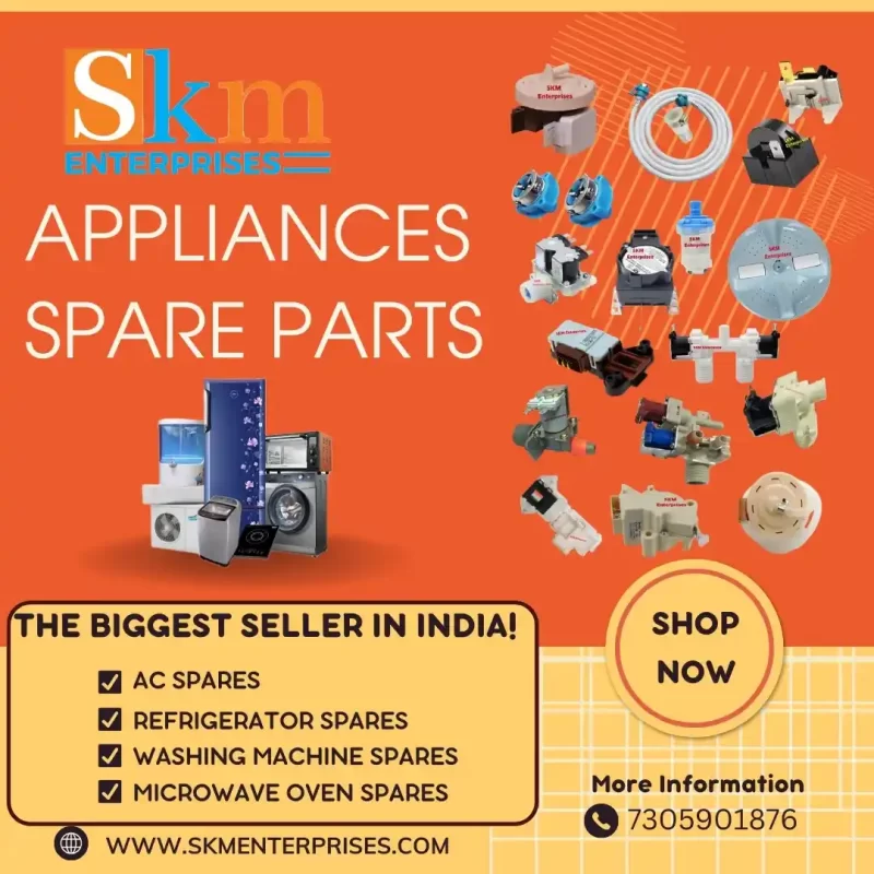 Appliances Spare Parts Shop in Medavakkam, Chennai Tamil Nadu – SKM Enterprises