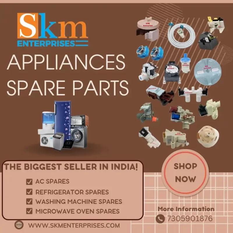 Appliances Spare Parts Shop in Medavakkam, Chennai Tamil Nadu – SKM Enterprises