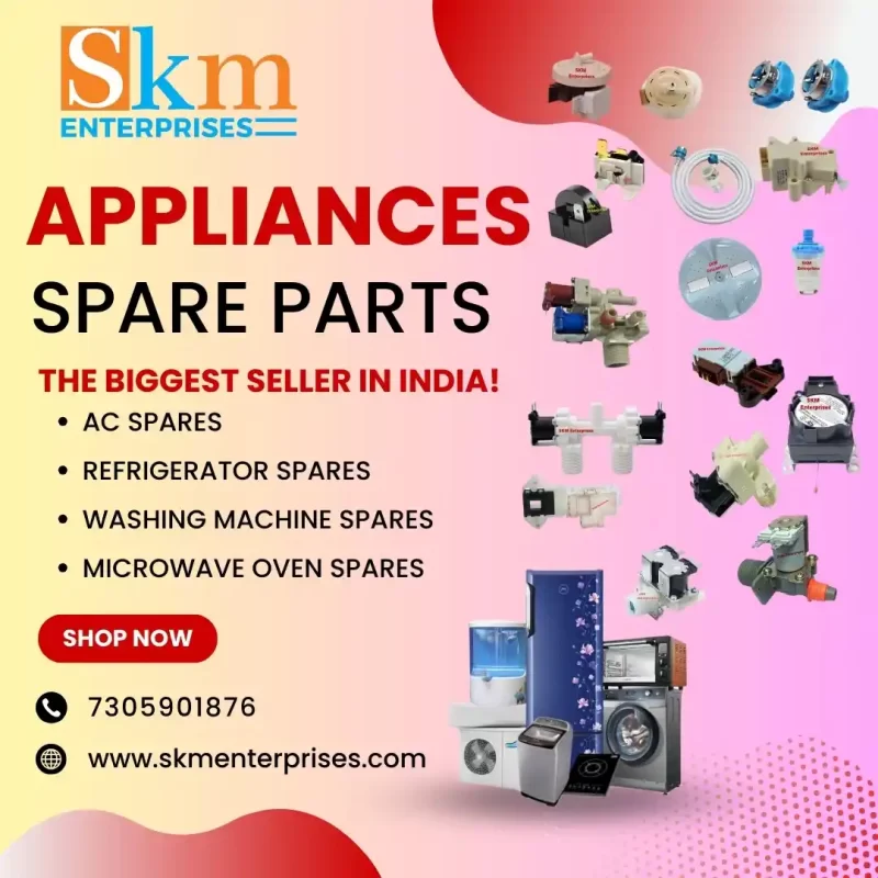 Appliances Spare Parts Shop in Ahmedabad Gujarat – SKM Enterprises