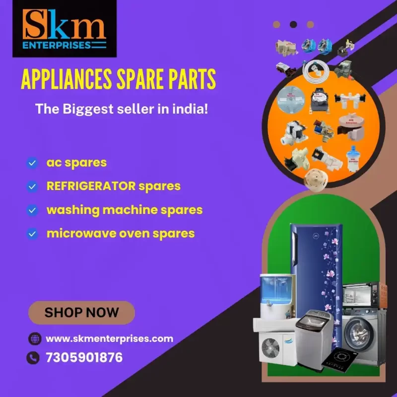 Appliances Spare Parts Shop in Alandur, Chennai Tamil Nadu – SKM Enterprises