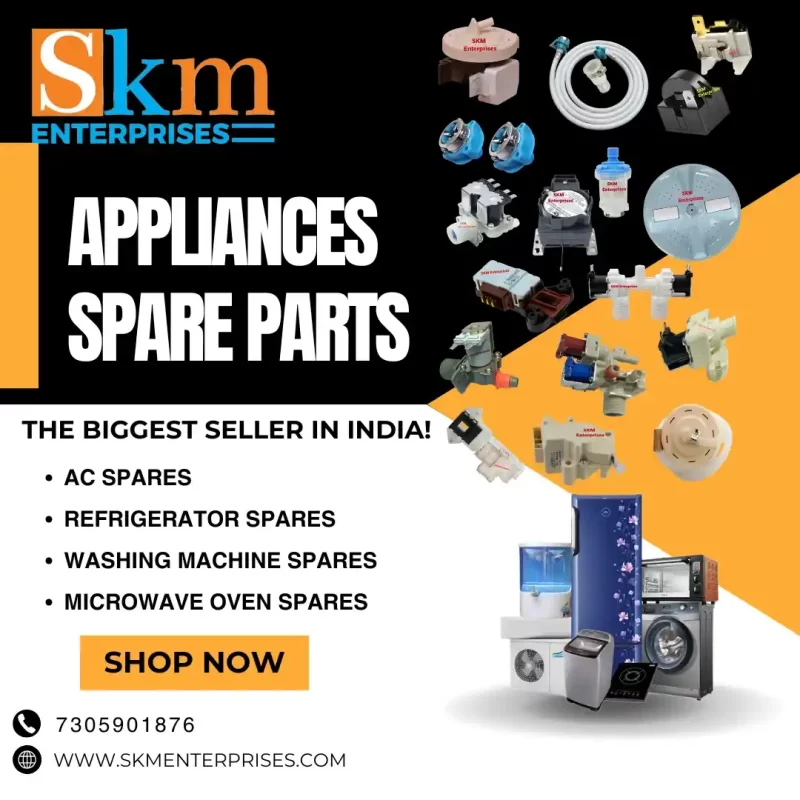 Appliances Spare Parts Shop in Alwarpet, Chennai Tamil Nadu – SKM Enterprises