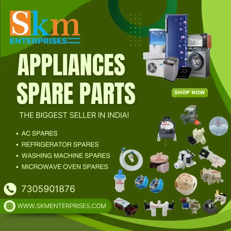 Appliances Spare Parts Shop in Ambattur, Chennai Tamil Nadu – SKM Enterprises