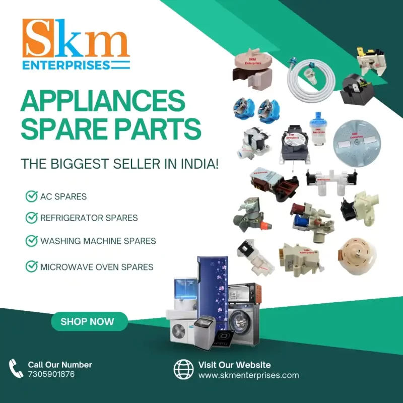 Appliances Spare Parts Shop in Aminjikarai, Chennai Tamil Nadu – SKM Enterprises