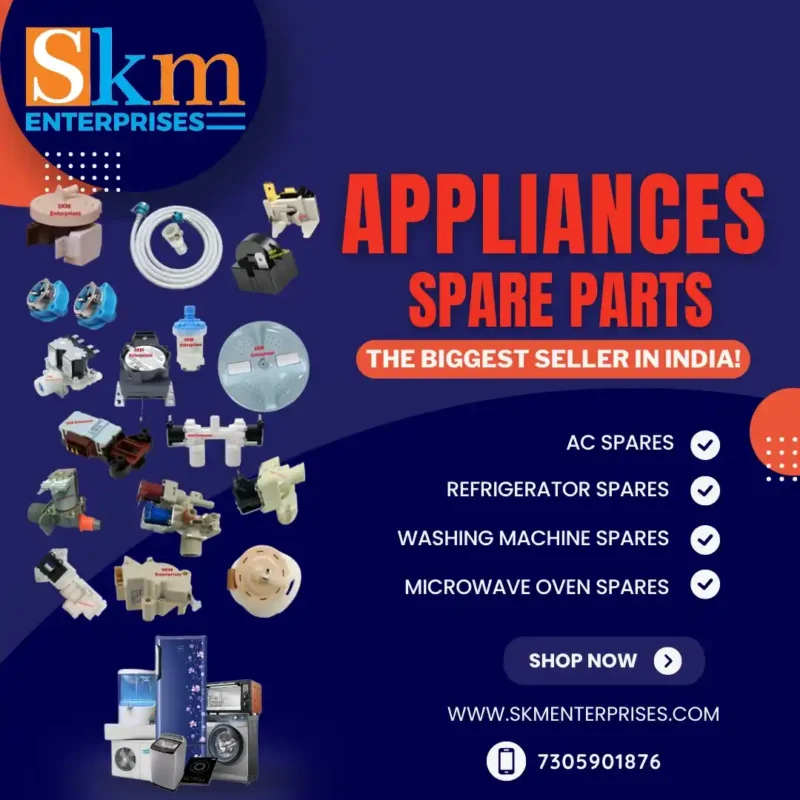 Appliances Spare Parts Shop in Amravati Maharashtra – SKM Enterprises