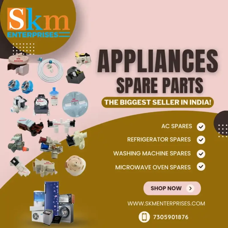 Appliances Spare Parts Shop in Amravati Maharashtra – SKM Enterprises