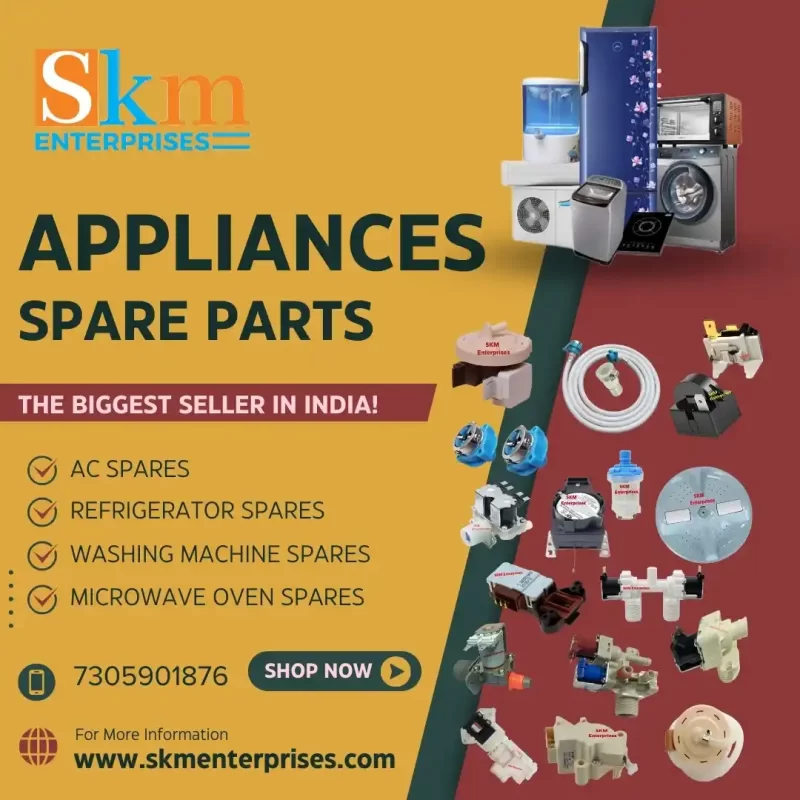 Appliances Spare Parts Shop in Bhiwani Haryana – SKM Enterprises