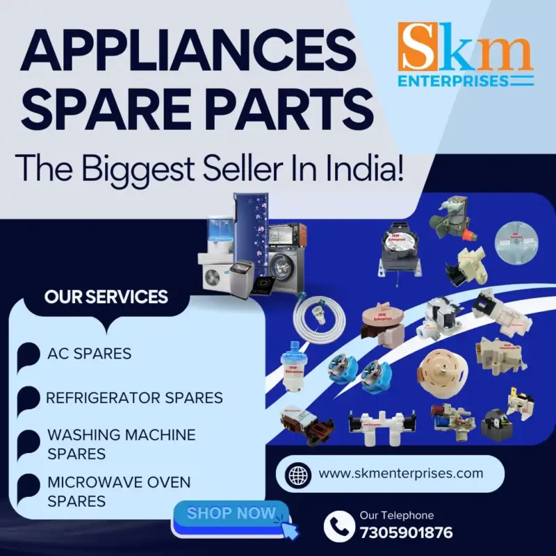 Appliances Spare Parts Shop in Bijnor Uttar Pradesh – SKM Enterprises