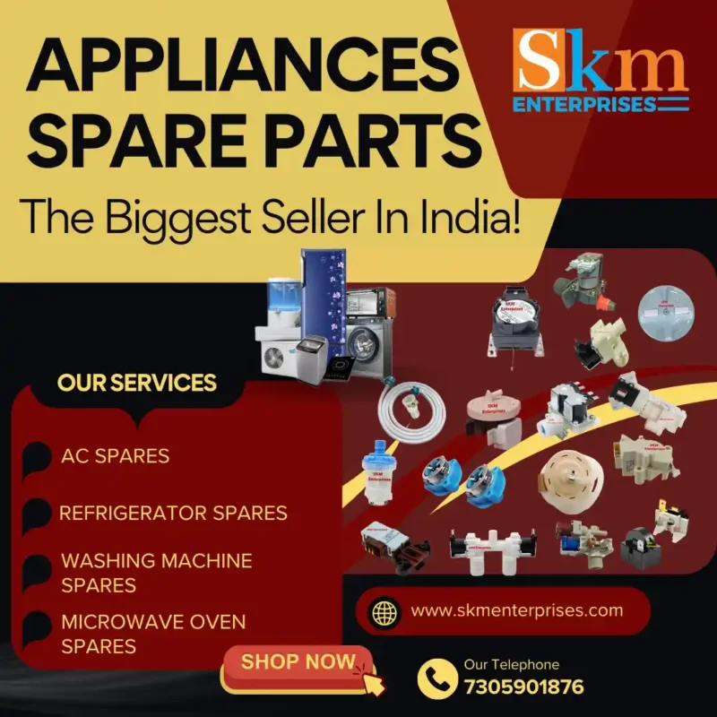Appliances Spare Parts Shop in Bijnor Uttar Pradesh – SKM Enterprises