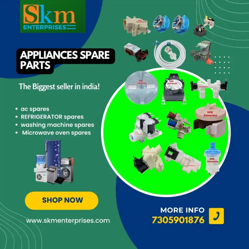 Appliances Spare Parts Shop in Bikaner Rajasthan – SKM Enterprises