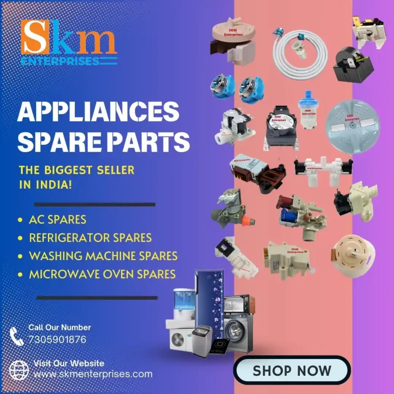 Appliances Spare Parts Shop in Bilaspur Himachal Pradesh – SKM Enterprises