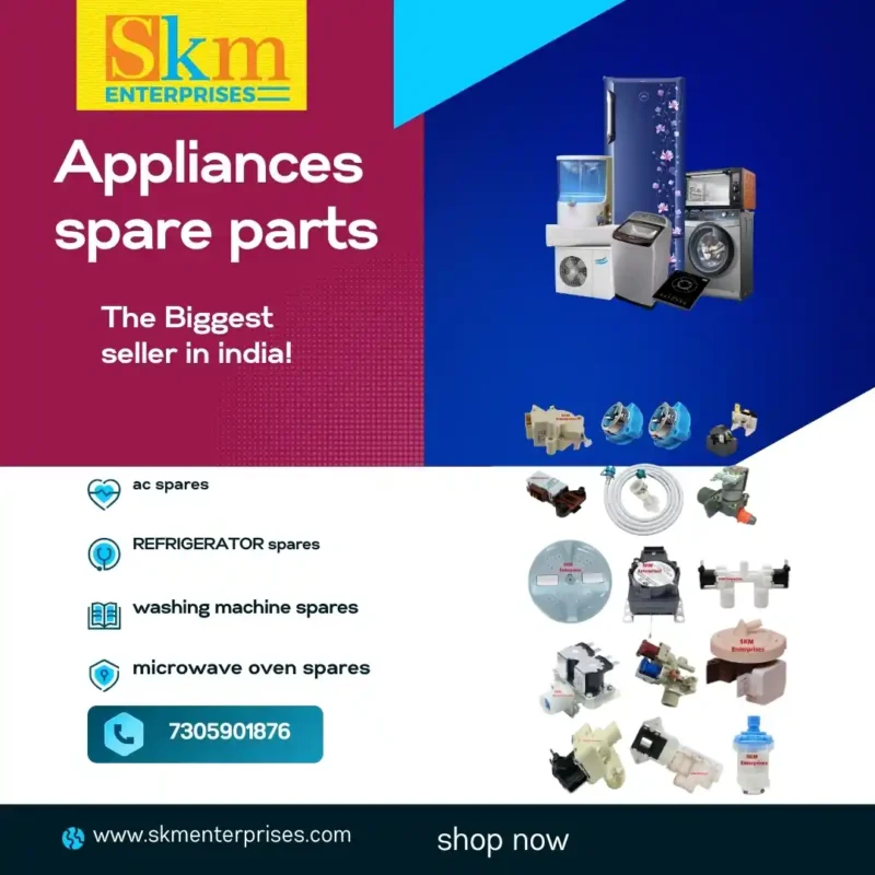 Appliances Spare Parts Shop in Boudh Odisha – SKM Enterprises