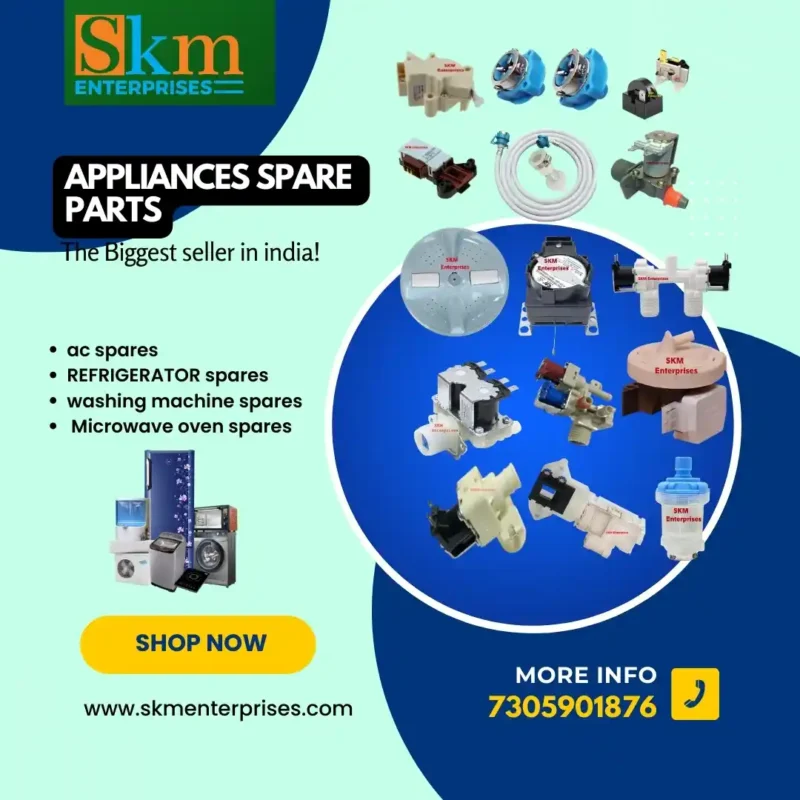 Appliances Spare Parts Shop in Bundi Rajasthan – SKM Enterprises