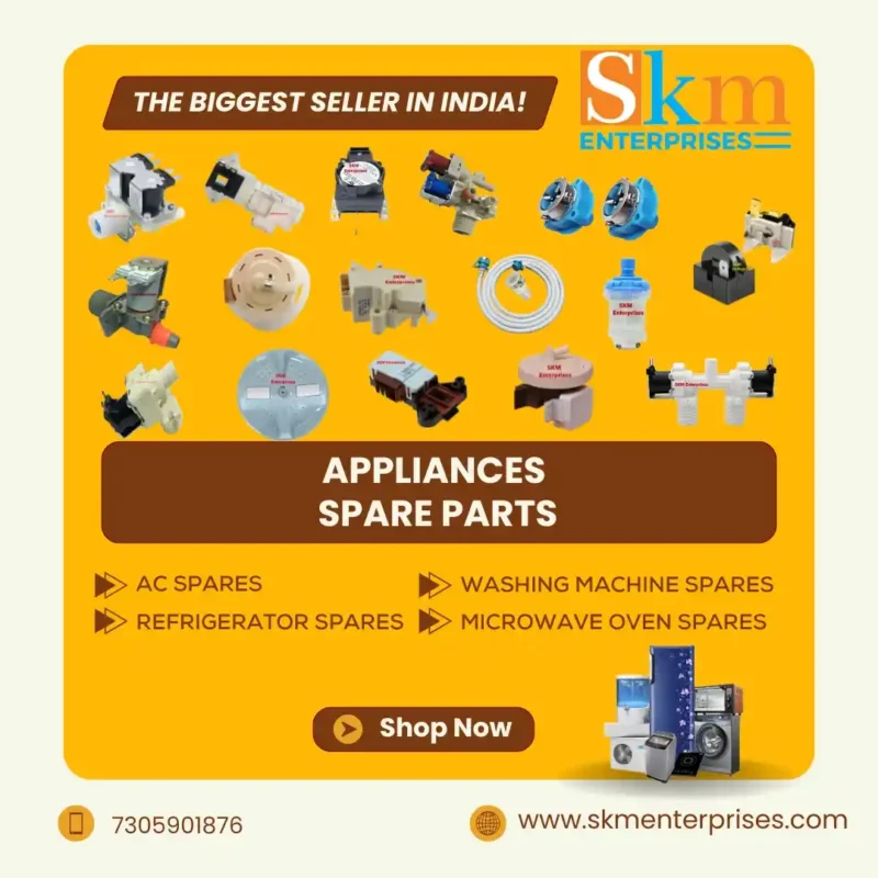 Appliances Spare Parts Shop in Chennai Tamil Nadu – SKM Enterprises