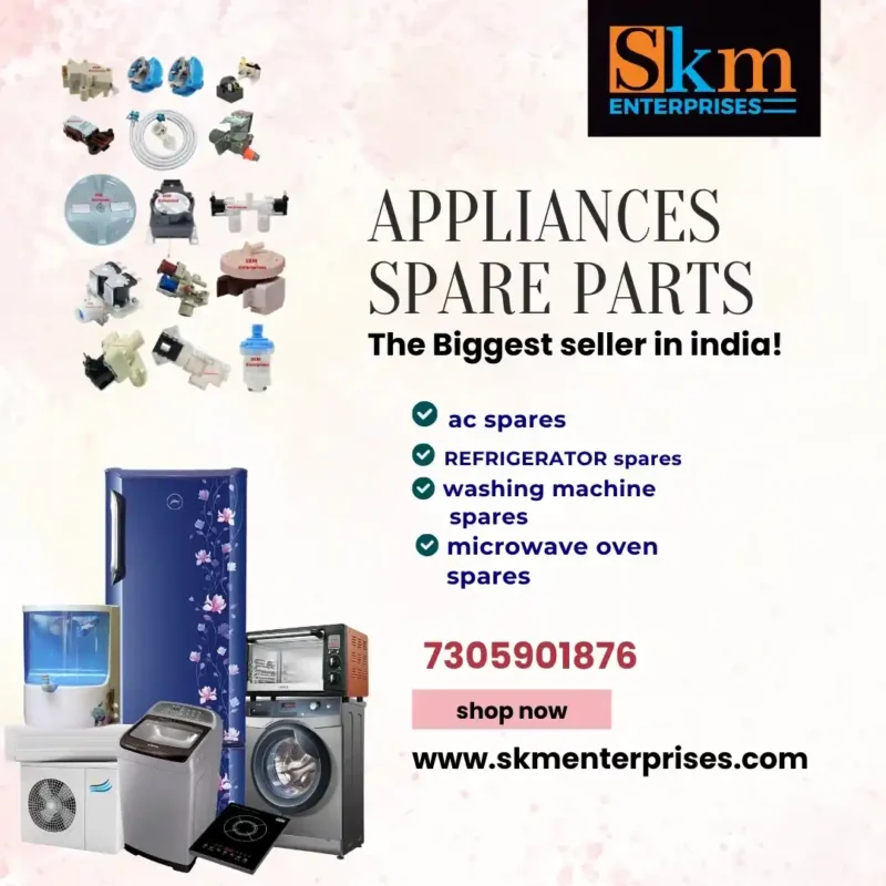 Appliances Spare Parts Shop in Chitradurga Karnataka – SKM Enterprises