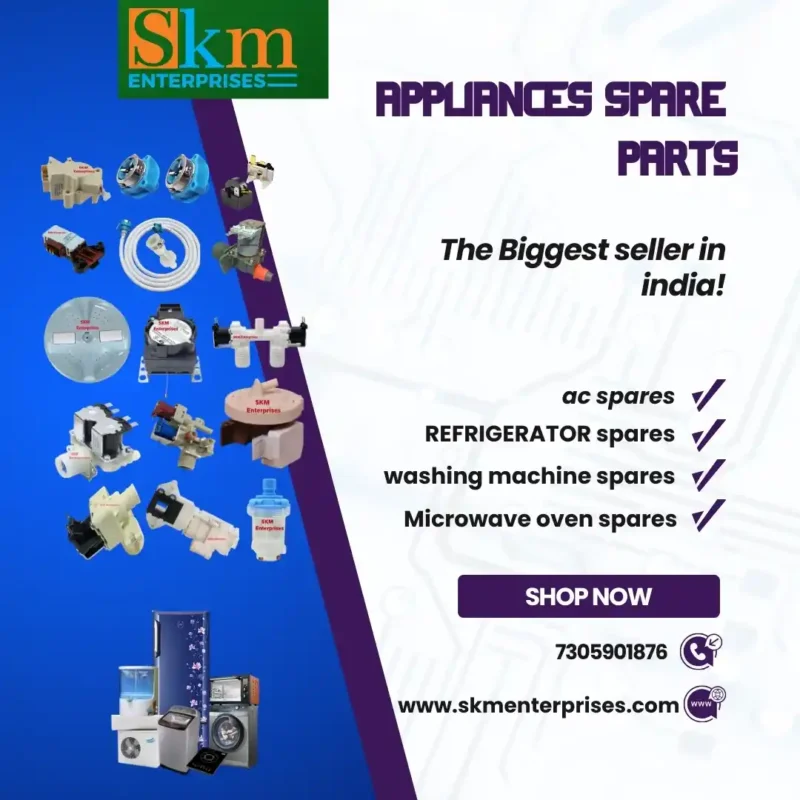 Appliances Spare Parts Shop in Chittorgarh Rajasthan – SKM Enterprises