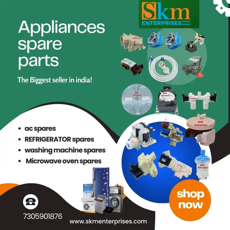 Appliances Spare Parts Shop in Chittorgarh Rajasthan – SKM Enterprises