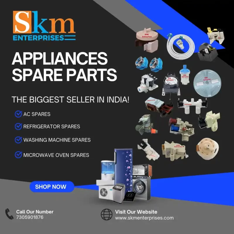 Appliances Spare Parts Shop in Choolaimedu, Chennai Tamil Nadu – SKM Enterprises (2)