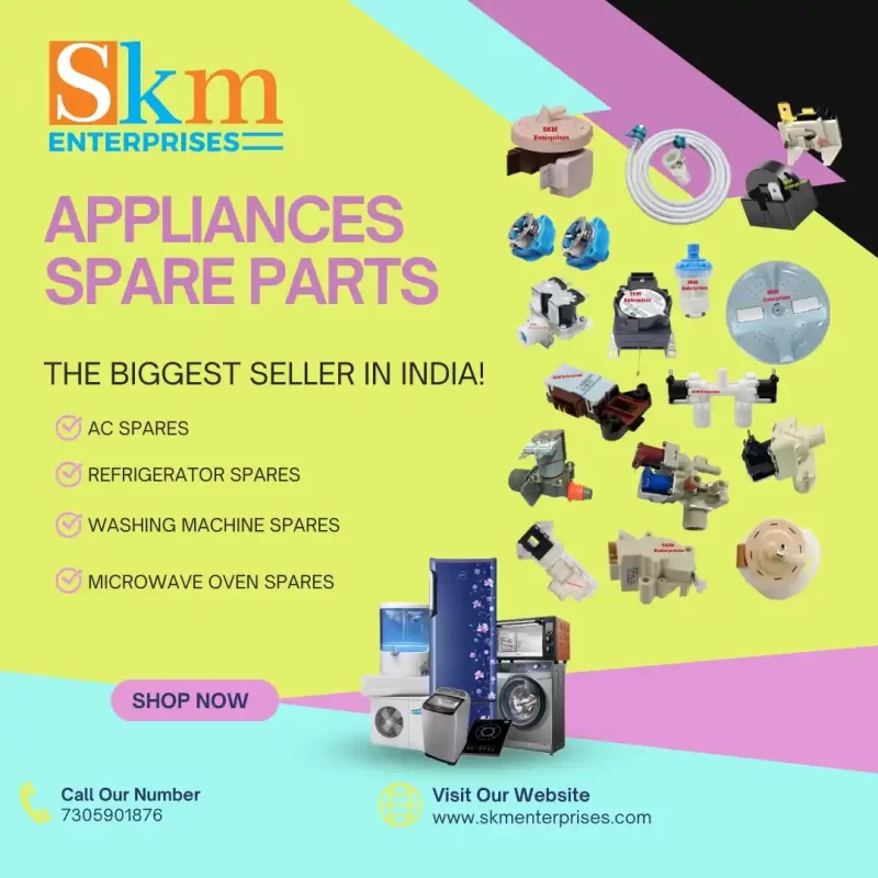 Appliances Spare Parts Shop in Choolaimedu, Chennai Tamil Nadu – SKM Enterprises