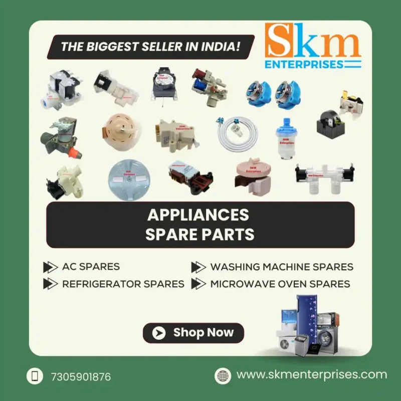 Appliances Spare Parts Shop in Coimbatore Tamil Nadu – SKM Enterprises