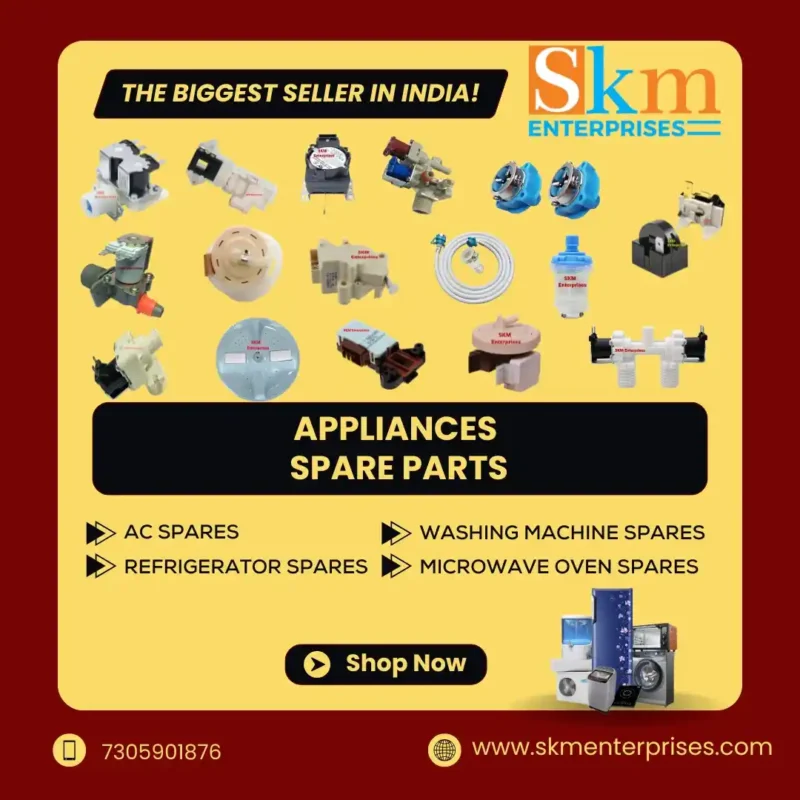 Appliances Spare Parts Shop in Coimbatore Tamil Nadu – SKM Enterprises