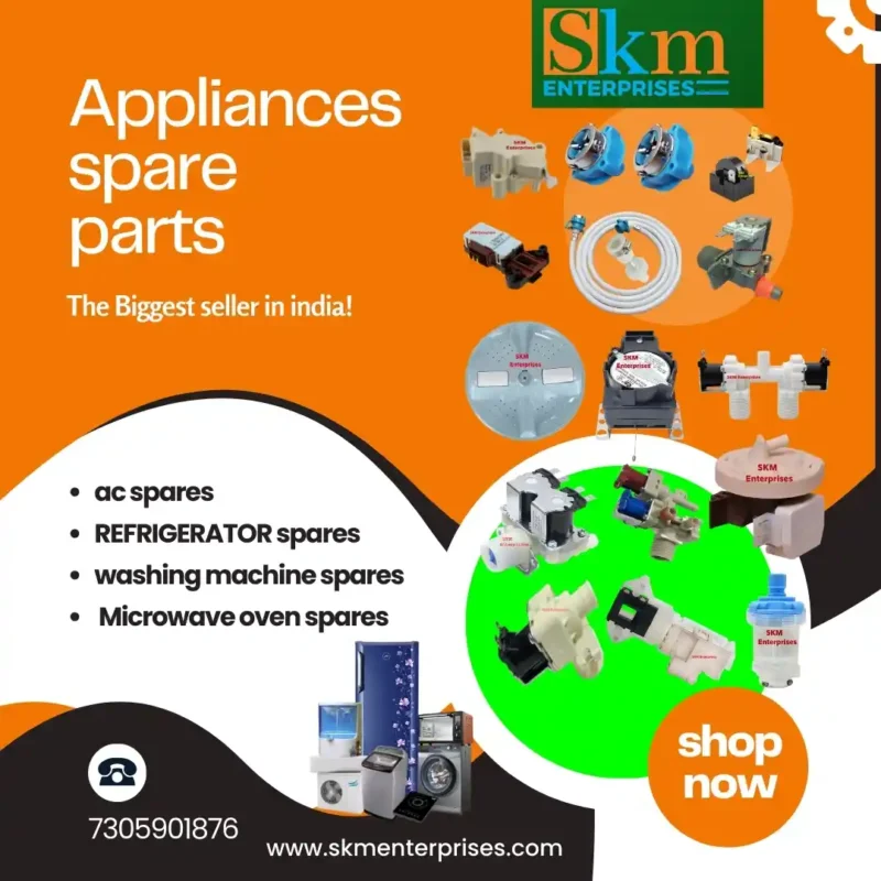 Appliances Spare Parts Shop in Deeg Rajasthan – SKM Enterprises