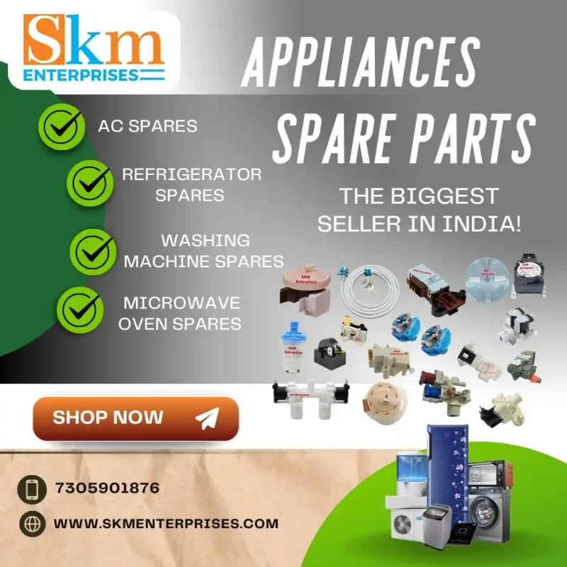 Appliances Spare Parts Shop in Dhalai Tripura – SKM Enterprises