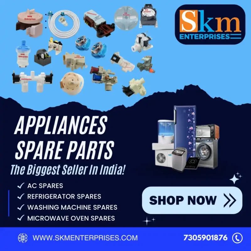 Appliances Spare Parts Shop in Dhalai Tripura – SKM Enterprises