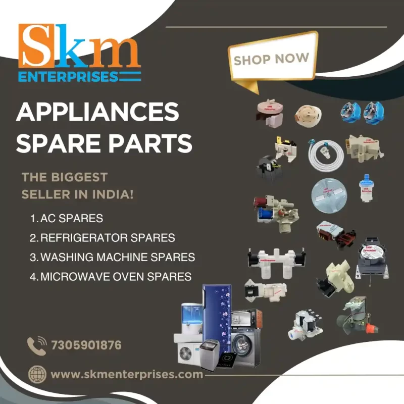 Appliances Spare Parts Shop in Dunlop Ground, Chennai Tamil Nadu – SKM Enterprises