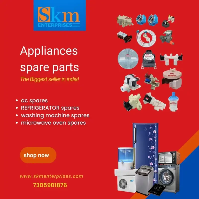 Appliances Spare Parts Shop in East Jaintia Hills Meghalaya – SKM Enterprises