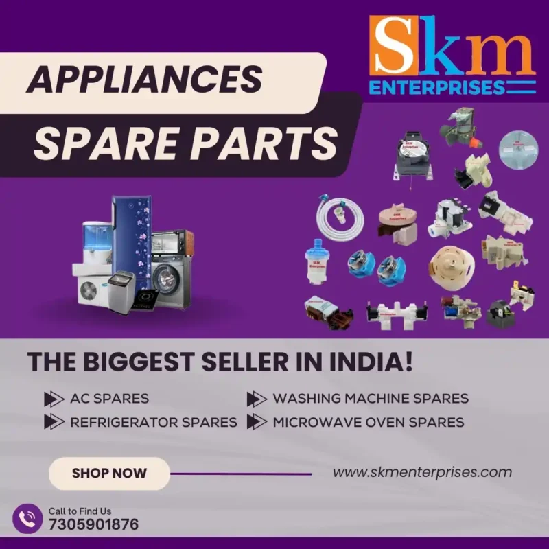 Appliances Spare Parts Shop in Erode Tamil Nadu – SKM Enterprises