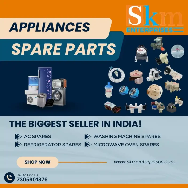 Appliances Spare Parts Shop in Erode Tamil Nadu – SKM Enterprises
