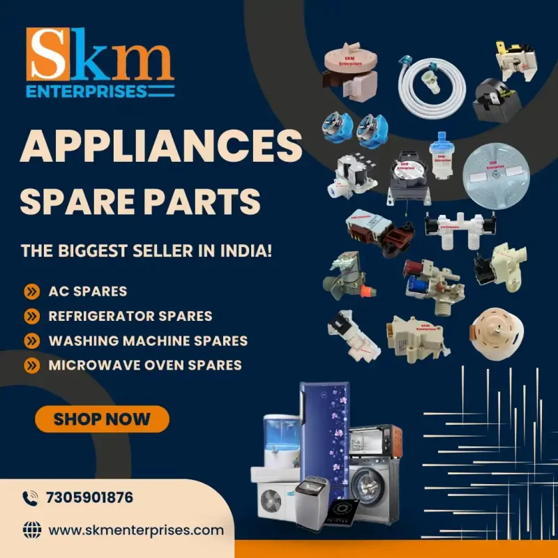 Appliances Spare Parts Shop in Faridabad Haryana – SKM Enterprises