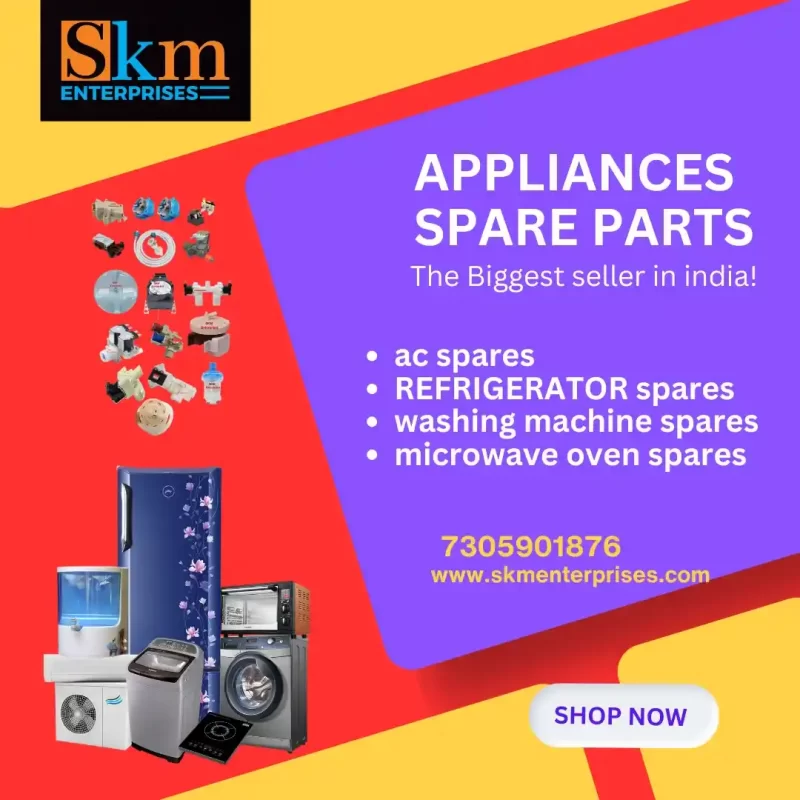 Appliances Spare Parts Shop in Gandhi Nagar, Chennai Tamil Nadu – SKM Enterprises