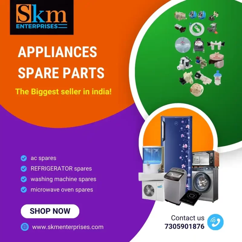 Appliances Spare Parts Shop in Gandhi Salai, Chennai Tamil Nadu – SKM Enterprises