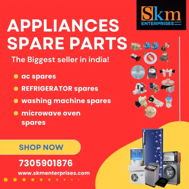 Appliances Spare Parts Shop in Guindy, Chennai Tamil Nadu – SKM Enterprises