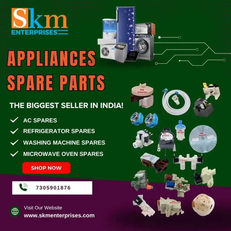 Appliances Spare Parts Shop in Hisar Haryana – SKM Enterprises