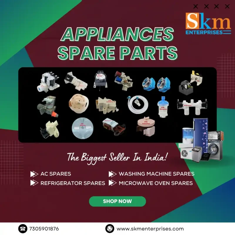 Appliances Spare Parts Shop in Howrah West Bengal – SKM Enterprises