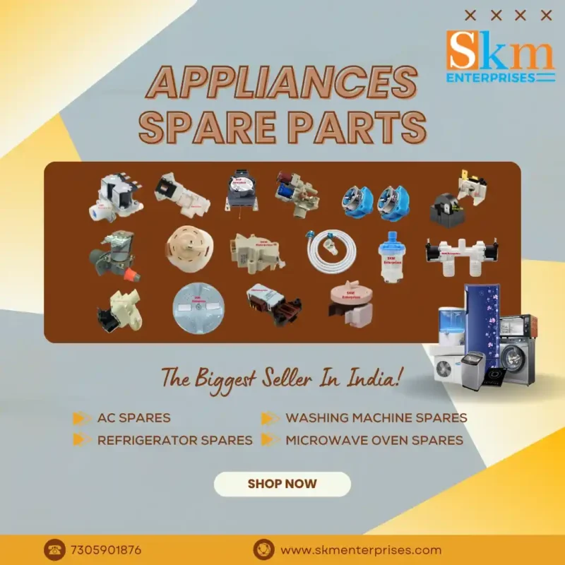 Appliances Spare Parts Shop in Howrah West Bengal – SKM Enterprises