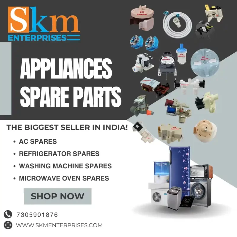 Appliances Spare Parts Shop in Ice House, Chennai Tamil Nadu – SKM Enterprises