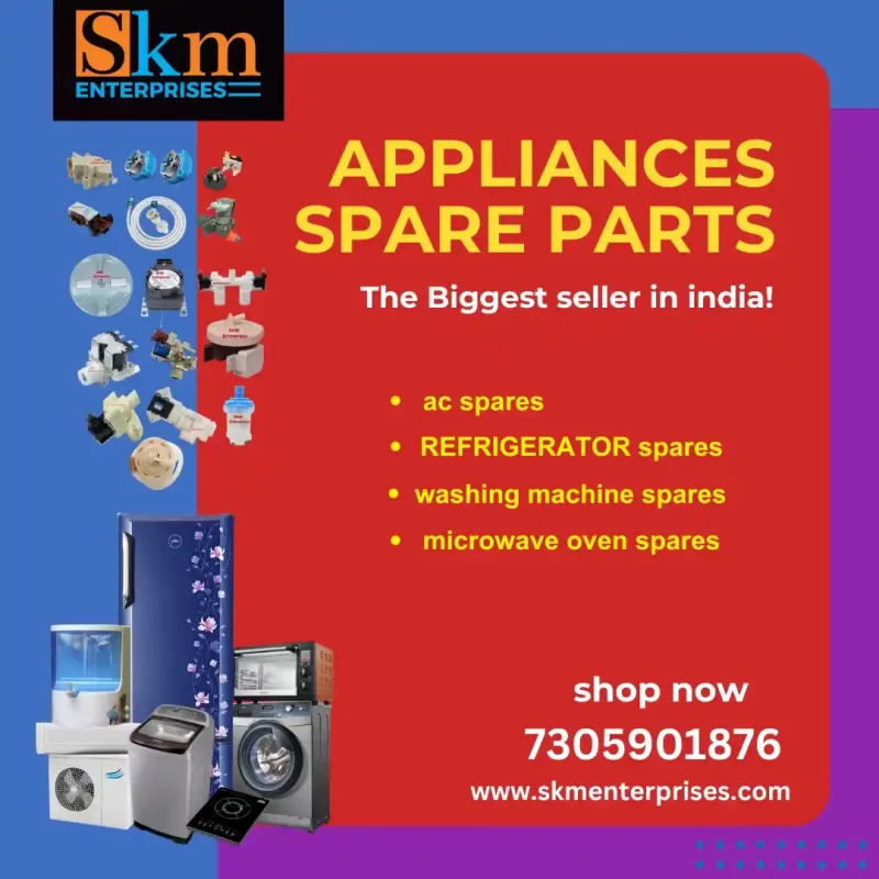 Appliances Spare Parts Shop in Injambakkam, Chennai Tamil Nadu – SKM Enterprises