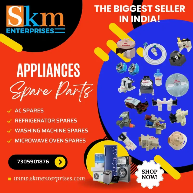 Appliances Spare Parts Shop in Jagtial Telangana – SKM Enterprises
