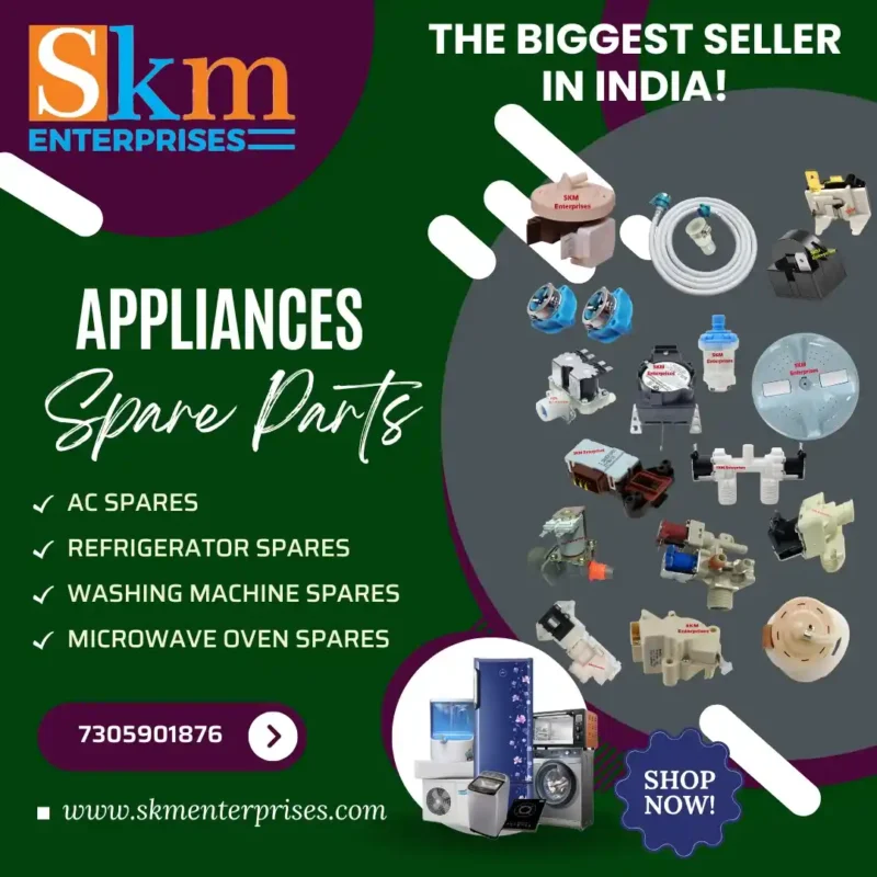 Appliances Spare Parts Shop in Jagtial Telangana – SKM Enterprises