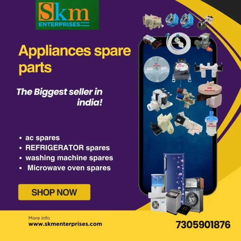 Appliances Spare Parts Shop in Jaipur Rajasthan – SKM Enterprises